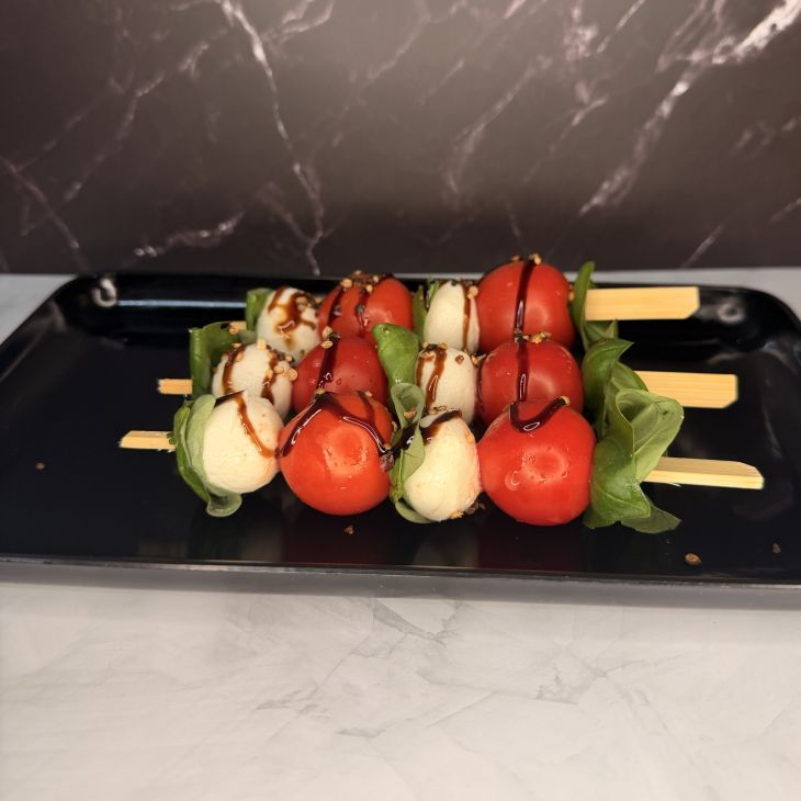 Tomate-Mozarella-Spieß